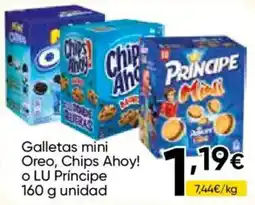 Cash FROIZ Oreo chips ahoy lu principe mini oferta