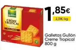 Cash FROIZ Gullón galletas creme tropical oferta