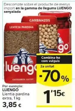 Caprabo Luengo lenteja pardina oferta