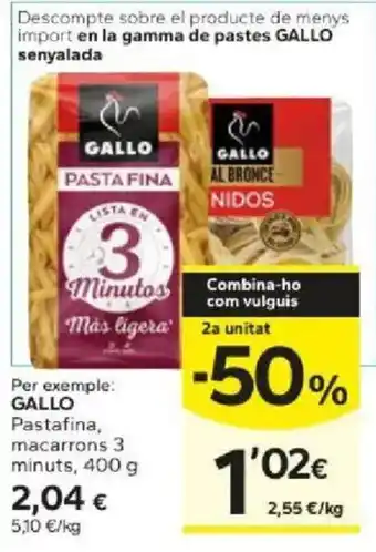 Gallo pasta fina