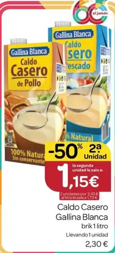 Supermercados El Jamón Gallina Blanca Caldo Casero oferta