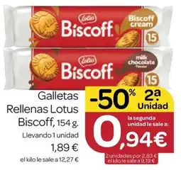 Supermercados El Jamón Lotus Biscoff oferta