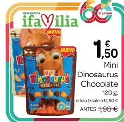 Supermercados El Jamón Mini Dinosaurus Chocolate oferta