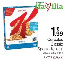 Supermercados El Jamón Special K Classic oferta
