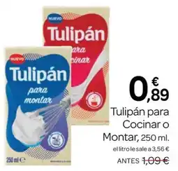 Supermercados El Jamón Tulipán para cocinar o montar oferta