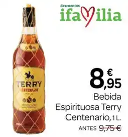 Supermercados El Jamón Terry Espirituosa Centenario oferta