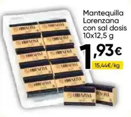Cash FROIZ Mantequilla Lorenzana con sal dosis oferta