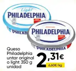 Cash FROIZ Philadelphia queso untar original o light oferta
