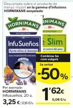 Caprabo Hornimans infusueños oferta
