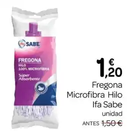 Supermercados El Jamón Ifa Sabe Fregona Microfibra Hilo oferta