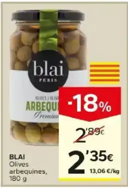 Caprabo blai olives arbequines oferta