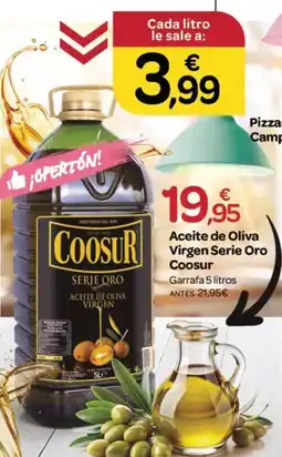 Supermercados El Jamón Coosur aceite de oliva virgen serie oro oferta