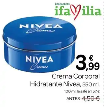 Nivea crema corporal hidratante