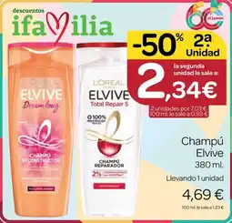 Supermercados El Jamón L'Oréal Elvive Champú oferta