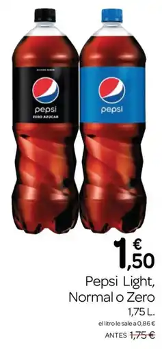 Supermercados El Jamón Pepsi Pepsi Light, Normal o Zero oferta