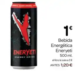 Supermercados El Jamón Eneryeti energy drink oferta