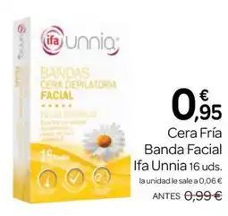 Supermercados El Jamón Ifa Unnia banda facial oferta