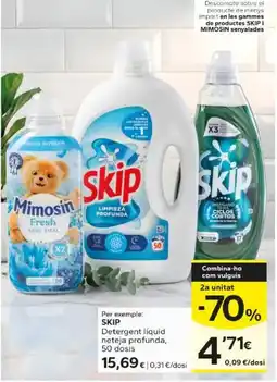 Caprabo Skip detergent líquid neteja profunda oferta