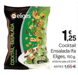 Supermercados El Jamón Ifa eliges cocktail-ensalada oferta