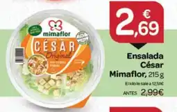 Supermercados El Jamón mimaflor ensalada césar original oferta