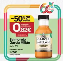 Supermercados El Jamón García Millán salmorejo oferta