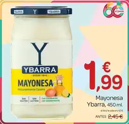 Supermercados El Jamón Ybarra mayonesa oferta