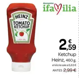 Supermercados El Jamón Heinz tomato ketchup oferta