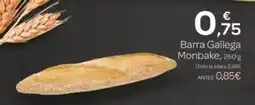 Supermercados El Jamón Monbake barra gallega oferta