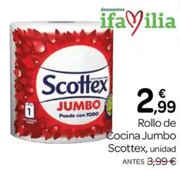 Supermercados El Jamón Scottex Rollo de Cocina Jumbo oferta