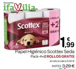 Supermercados El Jamón Scottex Seda oferta