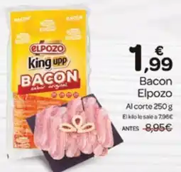 Supermercados El Jamón Elpozo bacon oferta