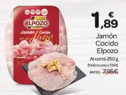 Supermercados El Jamón Elpozo jamón cocido oferta