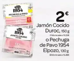 Supermercados El Jamón Elpozo jamón cocido duroc oferta