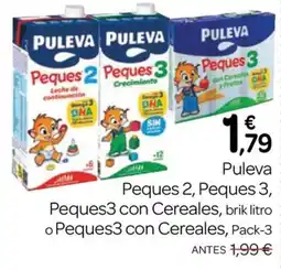 Supermercados El Jamón Puleva Peques 2, Peques 3, Peques3 con Cereales oferta