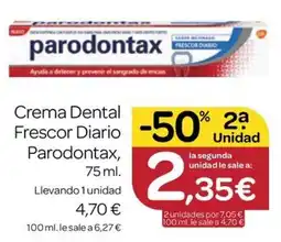 Supermercados El Jamón Parodontax crema dental frescor diario oferta