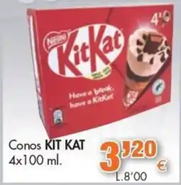 Congelados Copos Kit Kat Conos oferta