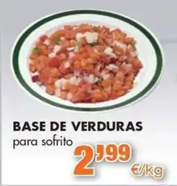 Congelados Copos base de verduras para sofrito oferta