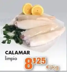 Congelados Copos Calamar limpio oferta