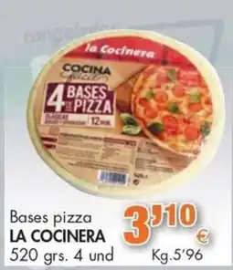 Congelados Copos la cocinera bases pizza oferta