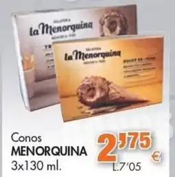 Congelados Copos Conos MENORQUINA oferta