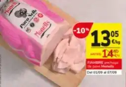 Consum Monells - fiambre pechicas de dino oferta