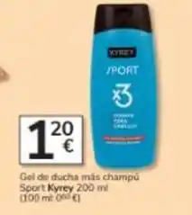 Consum Kyrey - gel de ducha mas champu sport oferta