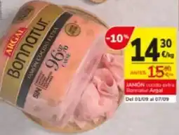 Consum Argal - jamon cocido extra sabornea oferta