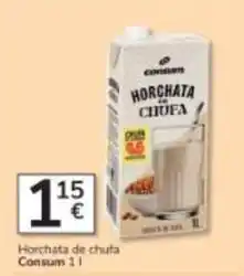 Consum Consum - horchata de chufa oferta