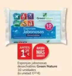 Consum Nature - esponjas jabónosas desechables oferta