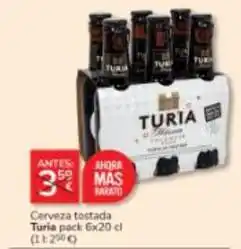 Consum Mas - cerveza tostada oferta
