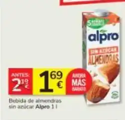 Consum Alpro - bebida de almendras sin azúcar oferta