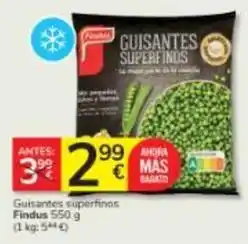 Consum Findus - guisantes superfinos oferta