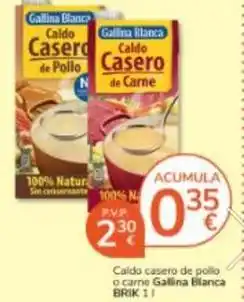 Consum Gallina blanca - caldo casero de pollo o carne oferta