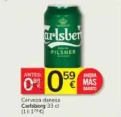 Consum Carlsberg - cerveza danesa oferta